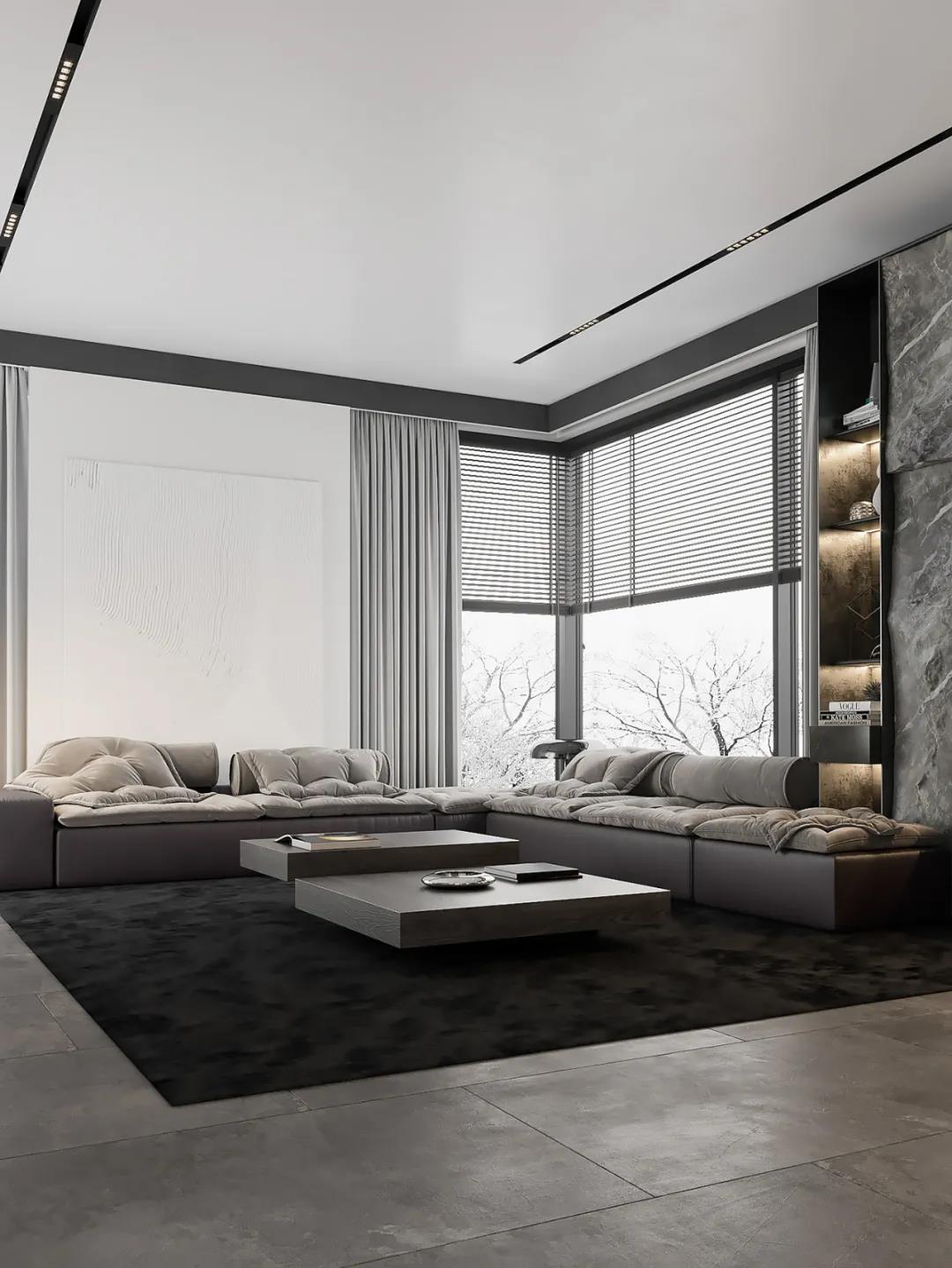 莎卡SACA:85㎡现代奢华设计,品味豪宅般高级氛围(图3) 莎卡SACA:85㎡现代奢华设计,品味豪宅般高级氛围(图3)