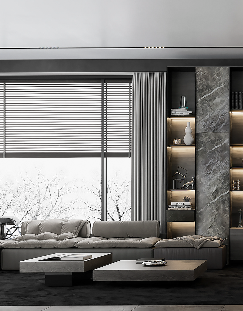 莎卡SACA:85㎡现代奢华设计,品味豪宅般高级氛围(图2) 莎卡SACA:85㎡现代奢华设计,品味豪宅般高级氛围(图2)